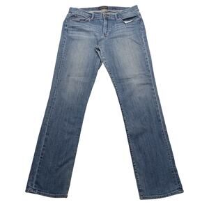 Lucky Brand Jeans 36 X 33 Womens Western Sweet Straight Blue Denim Cotton Blend